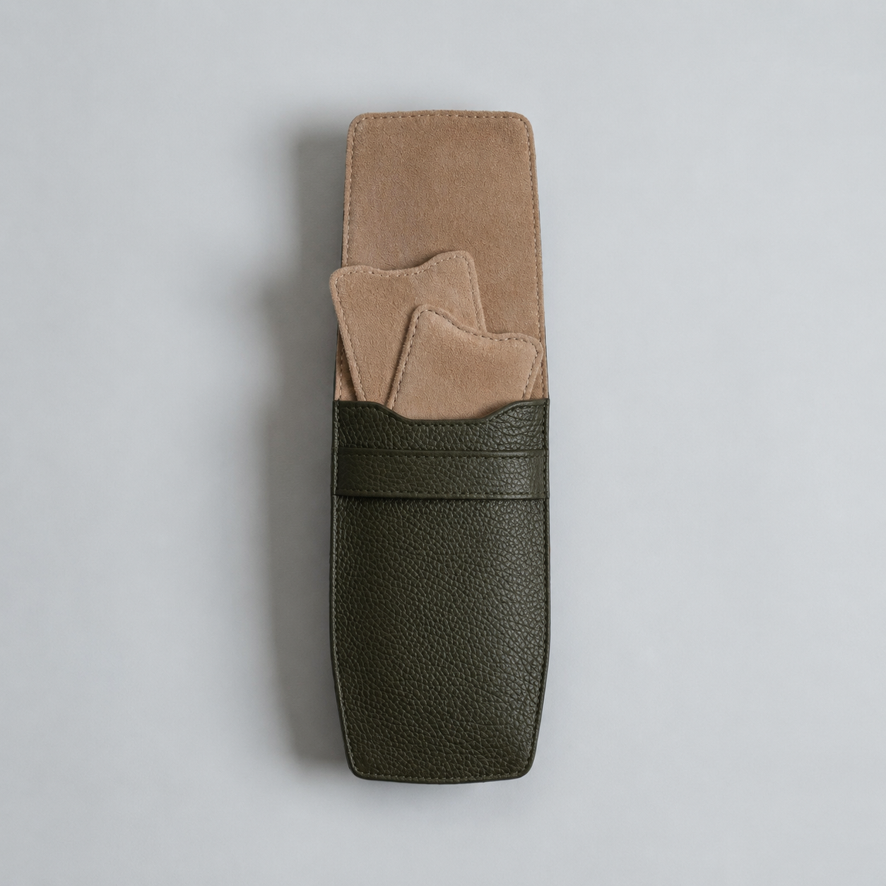 OFL Watch Pouch – Olive Green Leather
