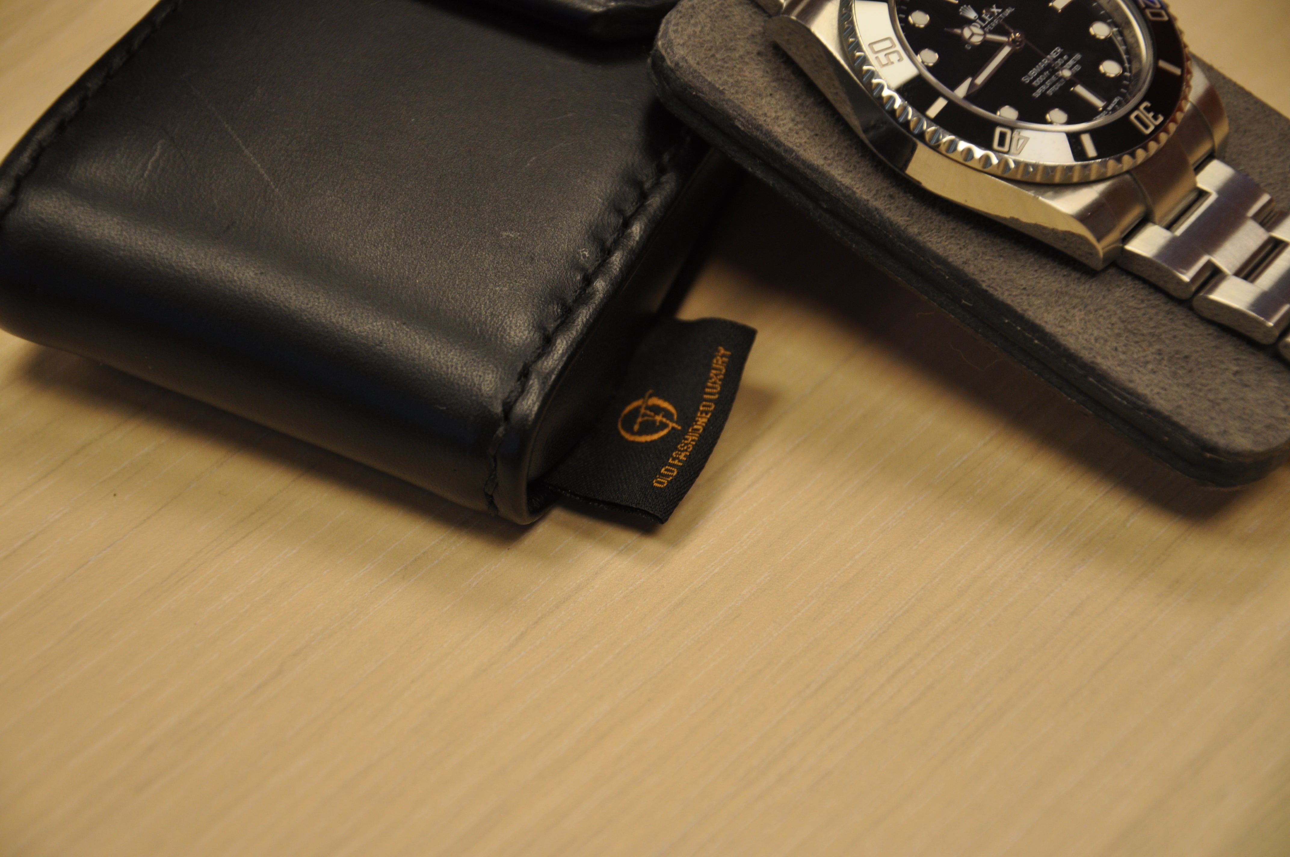 Cliff’s Watch Pouch – Black Bridle Leather