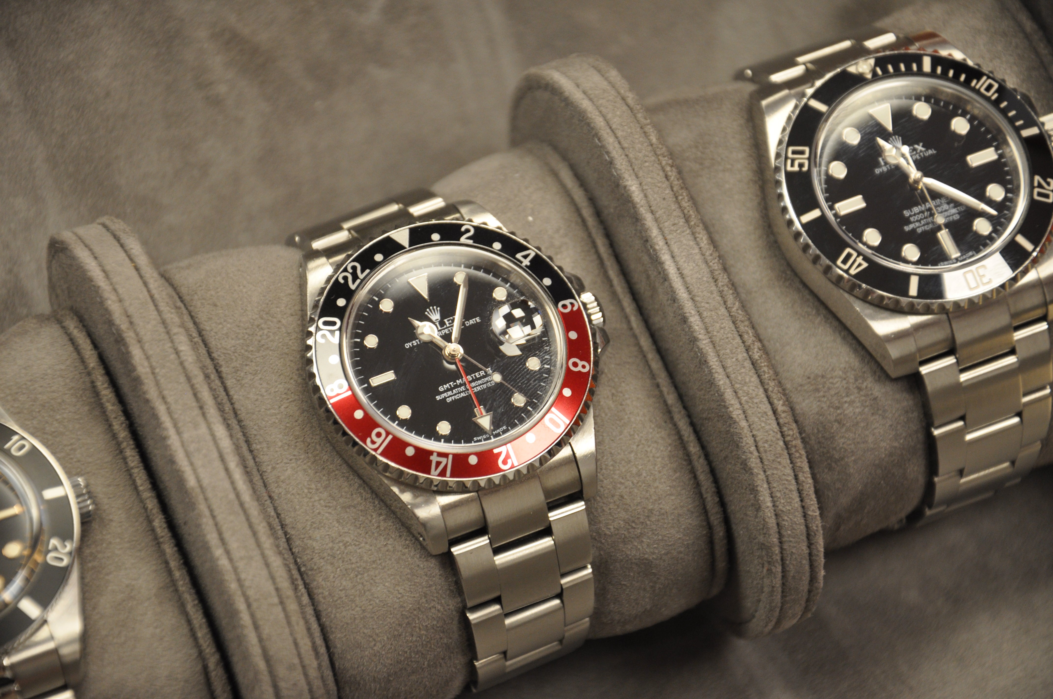 OFL Watch Roll – Black Leather (3 Watches)