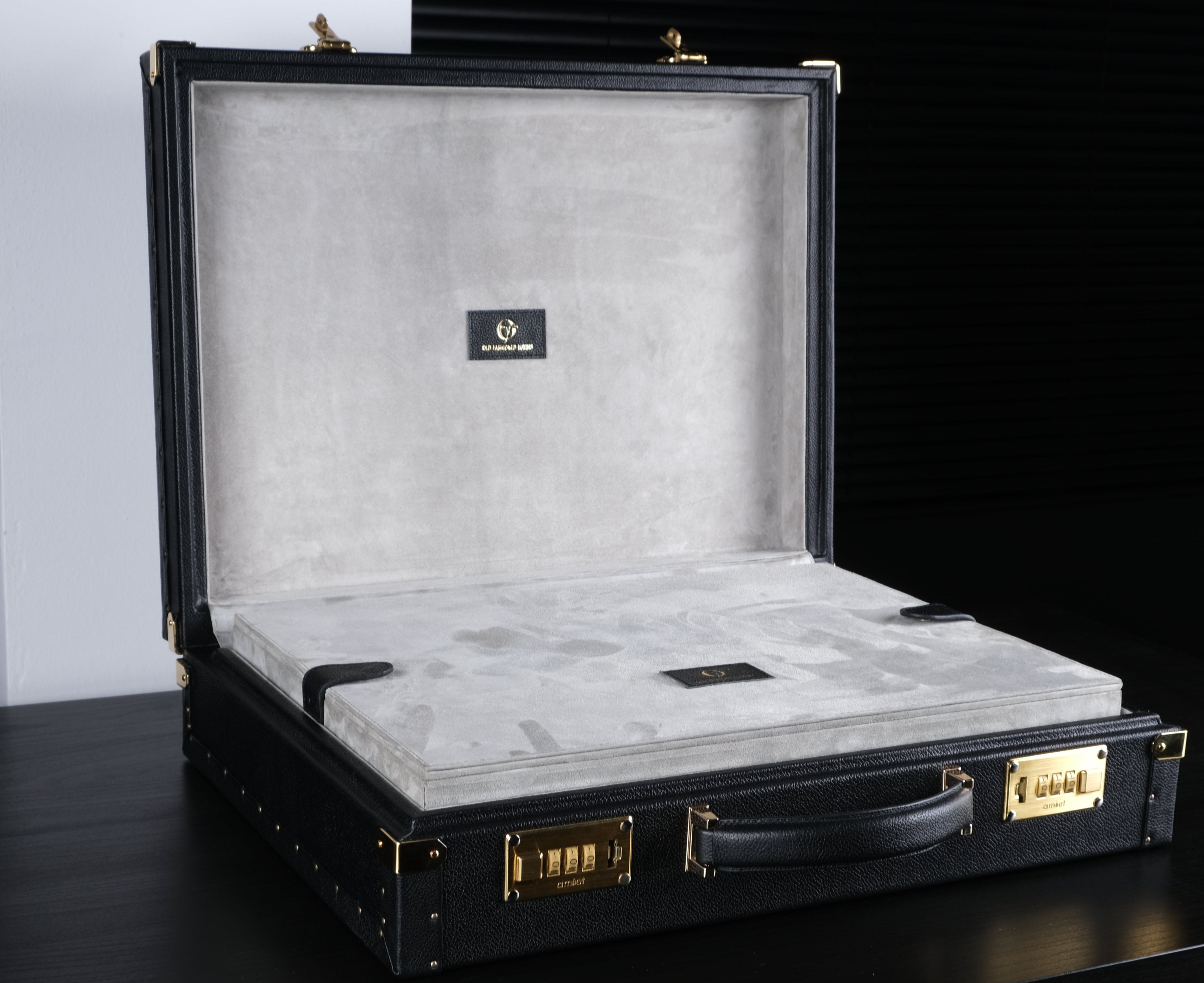 OFL Watch Case Amiet Edition - Black & Grey – 10 to 15 Slots