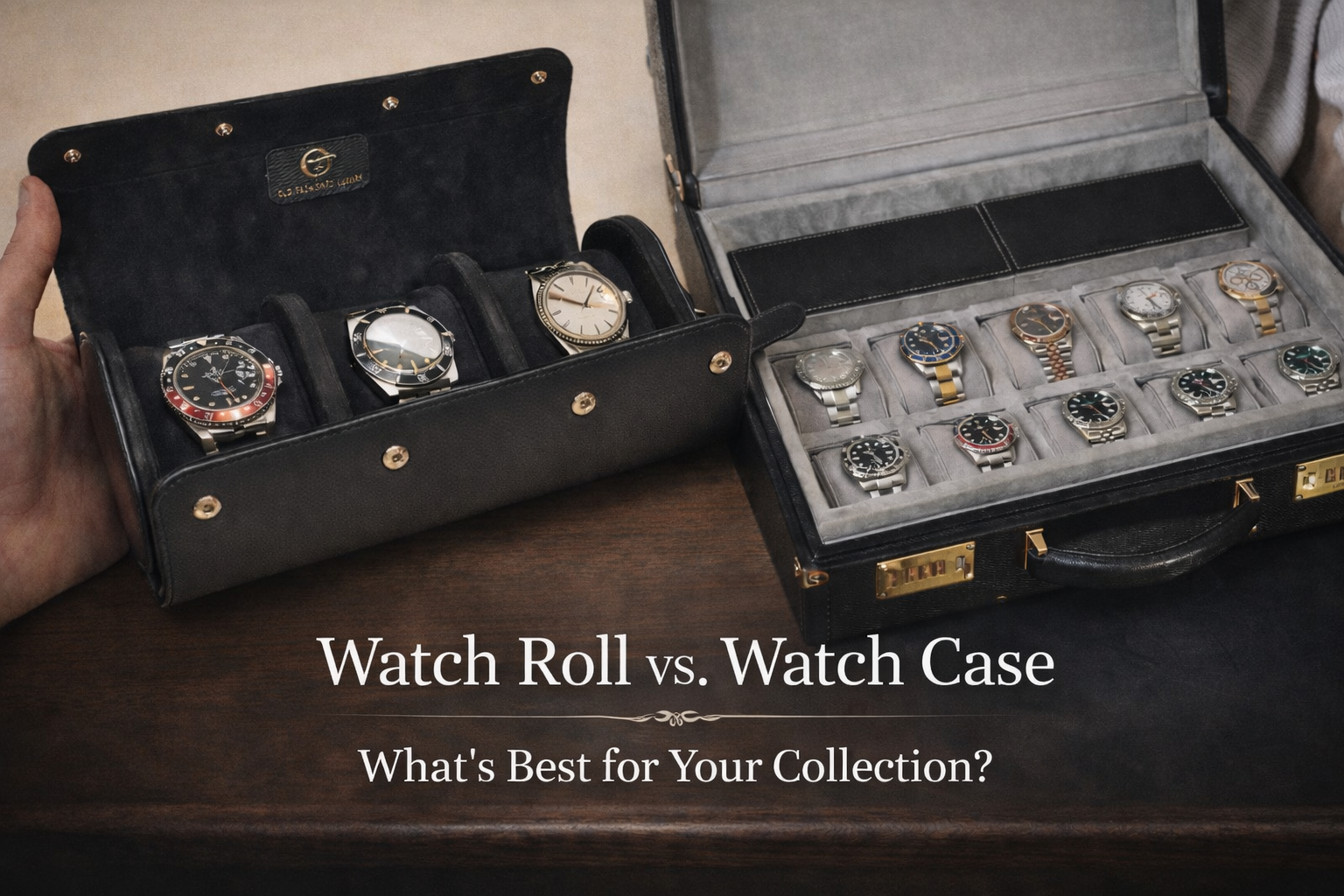 Watch Roll vs. Watch Case: The Best Luxury Watch Storage for Collectors