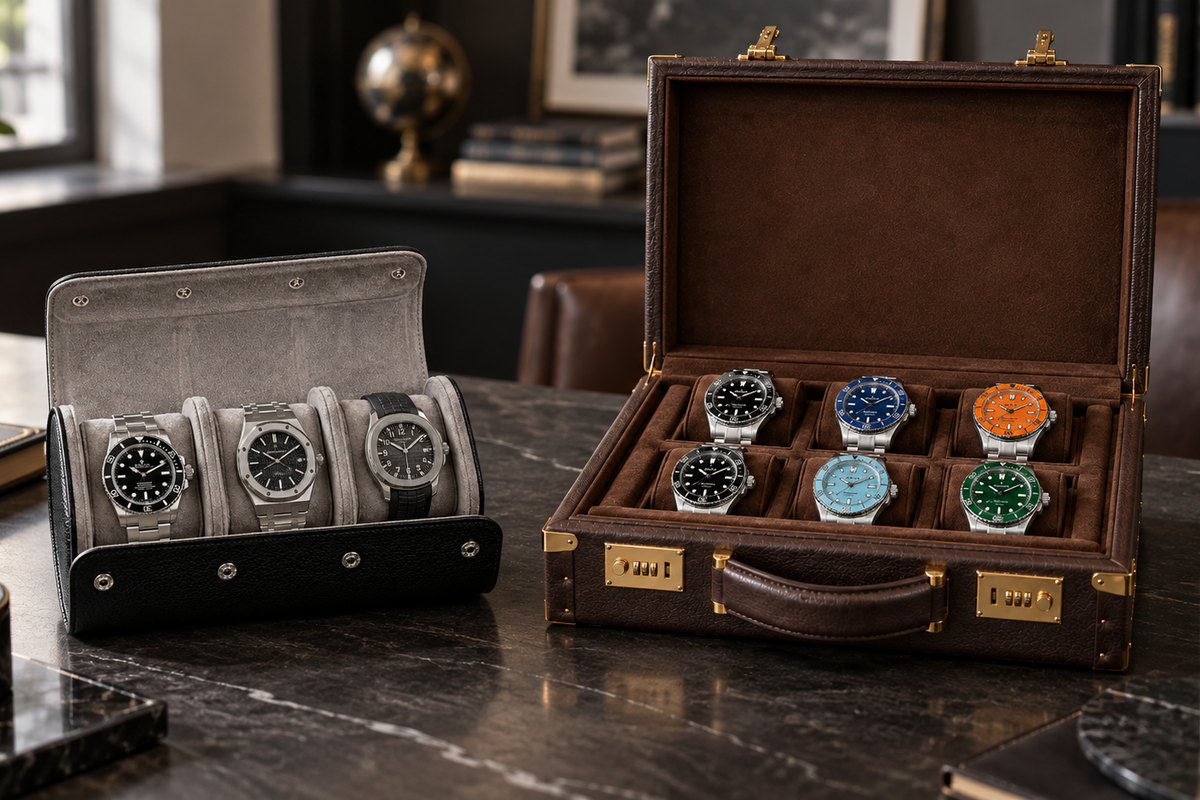 Watch Roll vs. Watch Case: The Best Luxury Watch Storage for Collectors