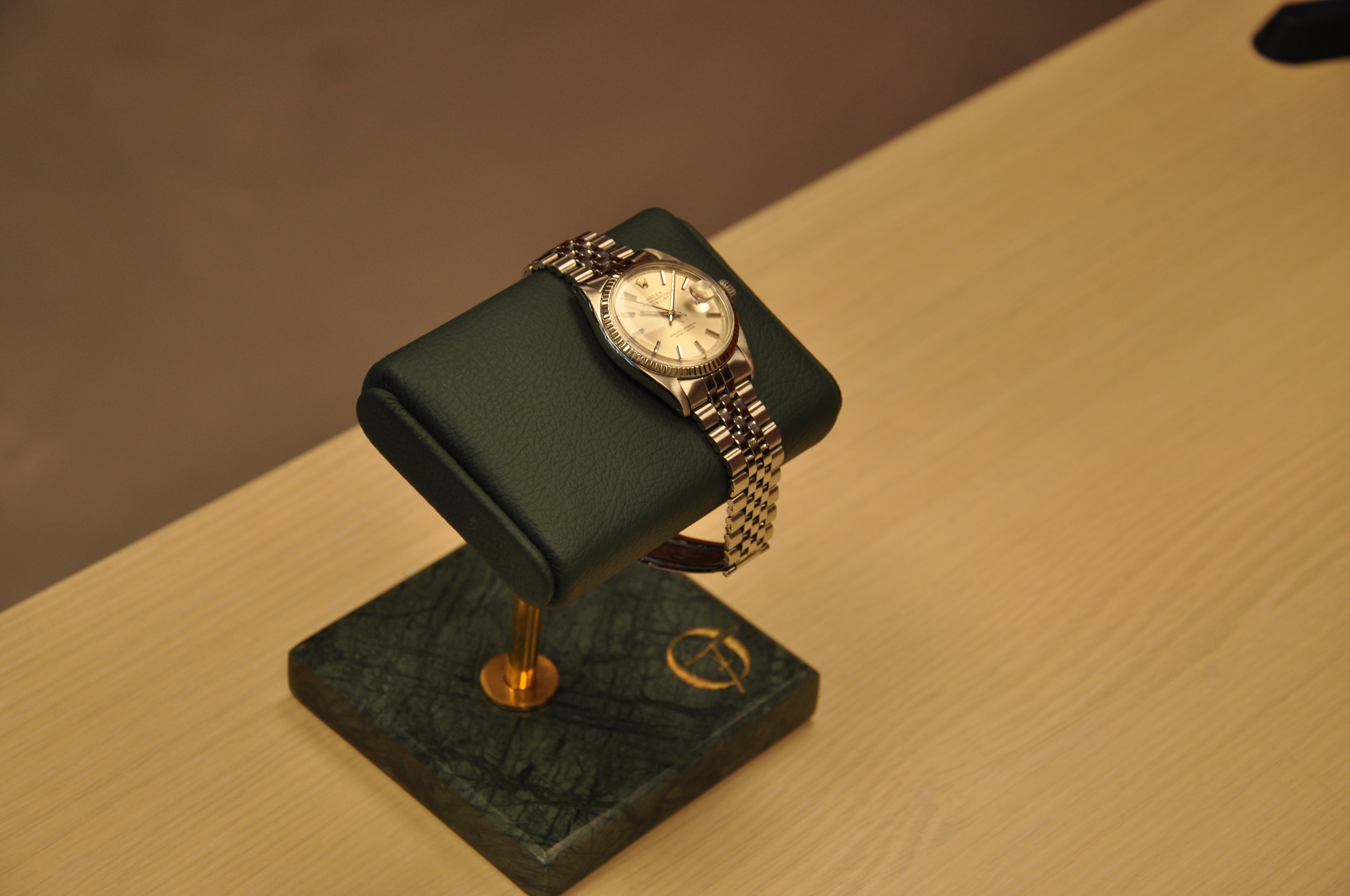 Marble Watch Stand | Emerald Green | 1 Watch